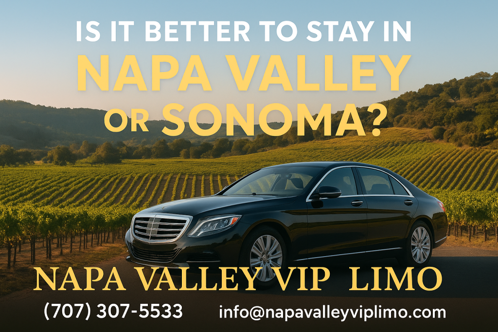 Is It Better To Stay In Napa Valley or Sonoma