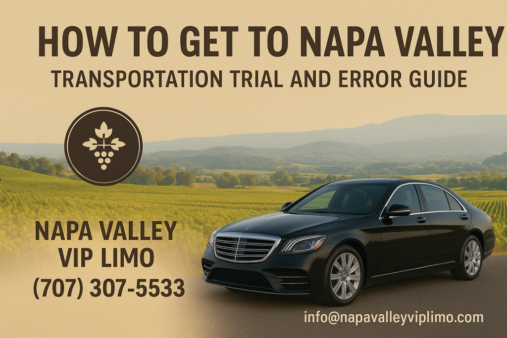How to Get to Napa Valley - Transportation Trial and Error Guide