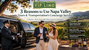 Napa Valley concierge service with luxury limo and vineyard tour
