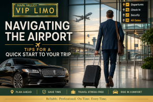 Navigating the airport with luxury limo transportation for a quick start to your trip