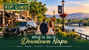 What to do in downtown Napa with luxury limo service